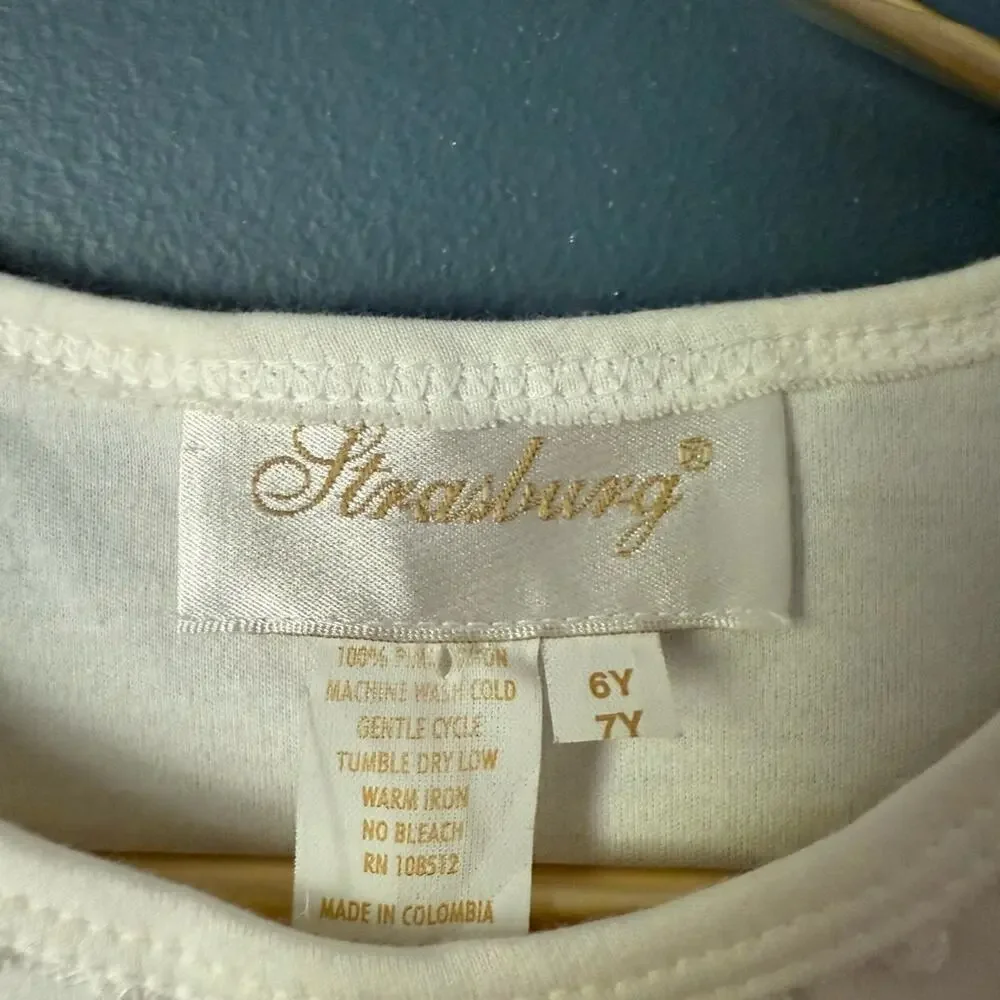 Strasburg White Short‎ Sleeve T-Shirt